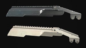 PBR gameready Zenitco B-33 Dustcover for AK rifle 3D model