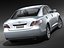 3d model toyota camry 2008 hybrid