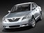 3d model toyota camry 2008 hybrid