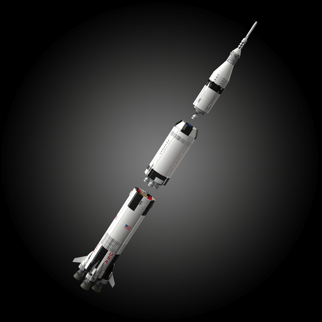 Lego 92176 -nasa Apollo Saturn V Model - Turbosquid 2116206