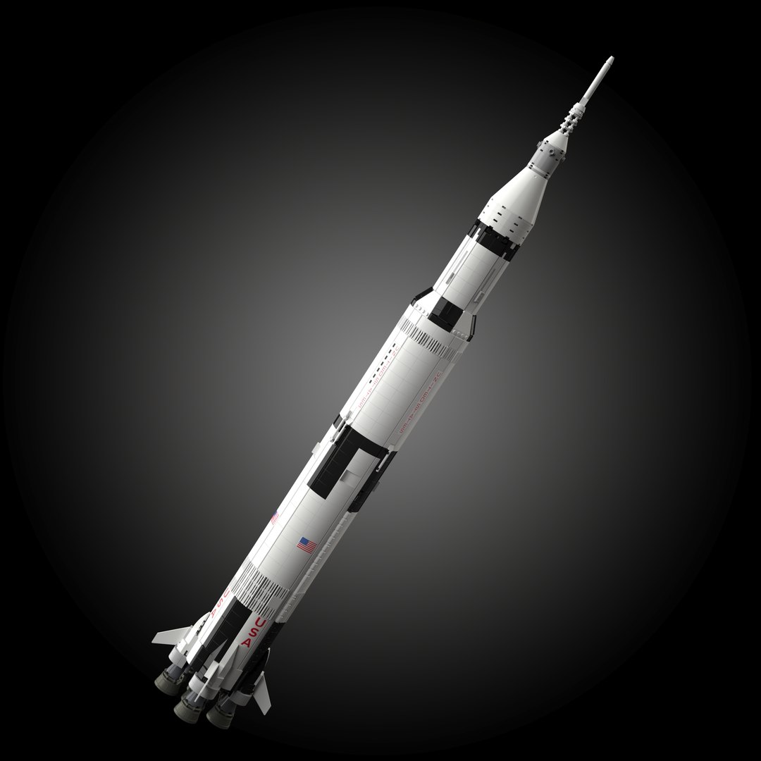 Lego 92176 -NASA Apollo Saturn V Model - TurboSquid 2116206