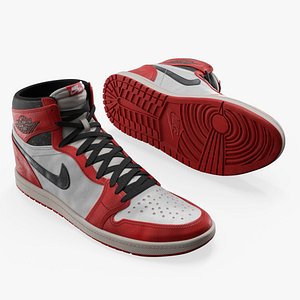 Nike Air Jordan Retro Basketball Footwear High Red