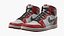 Nike Air Jordan Retro Basketball Footwear High Red 3D model