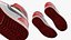 Nike Air Jordan Retro Basketball Footwear High Red 3D model