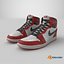 Nike Air Jordan Retro Basketball Footwear High Red 3D model