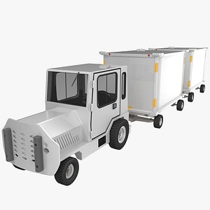 3d baggage truck