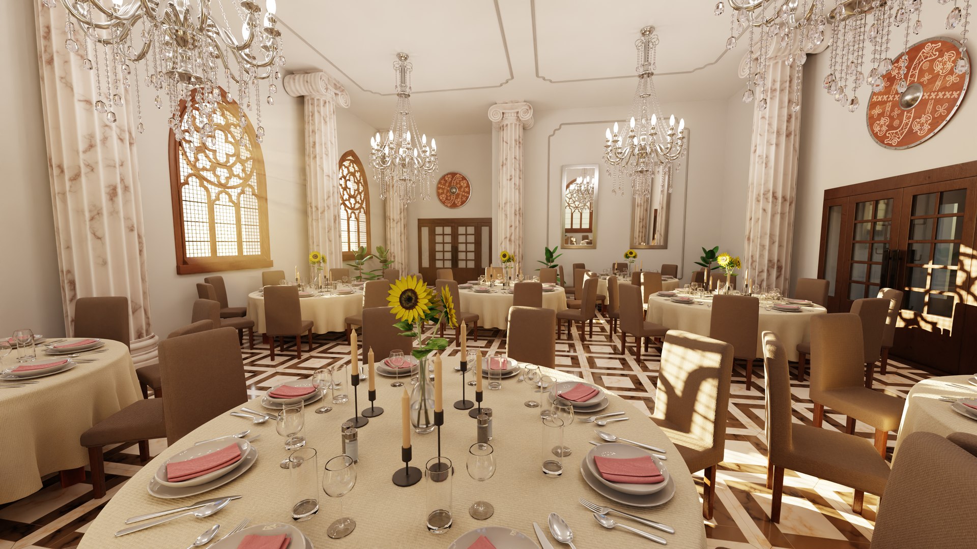 Restaurant Luxury 3D Model - TurboSquid 1977019