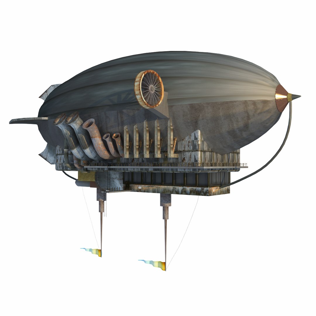 thumbnail image 2 of Veronese 11” Steampunk Zeppelin Airship Statue – Hanging Steam Paddle Boat Decor 2 of 4