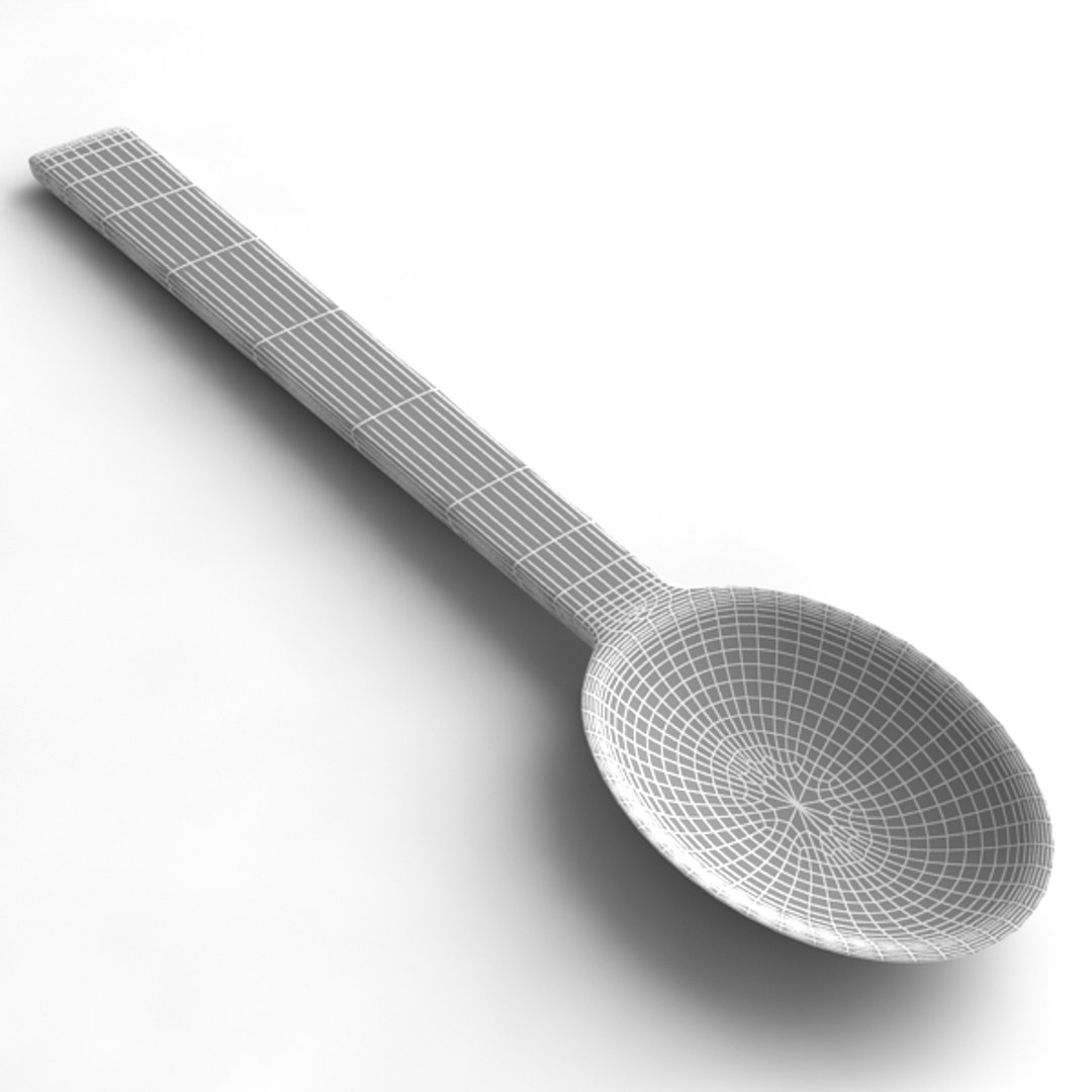 teaspoon spoon tea 3d x
