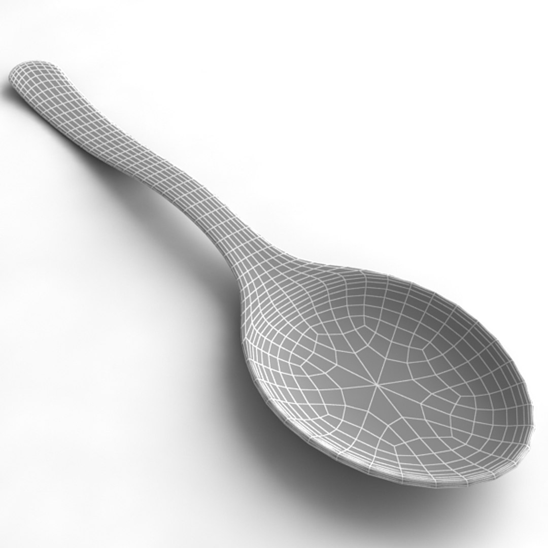 teaspoon spoon tea 3d x