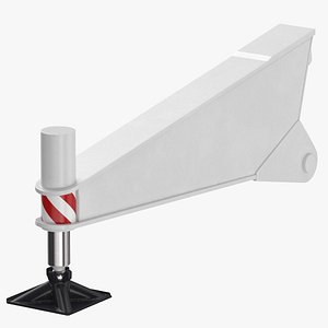 3D crane outrigger 03 white