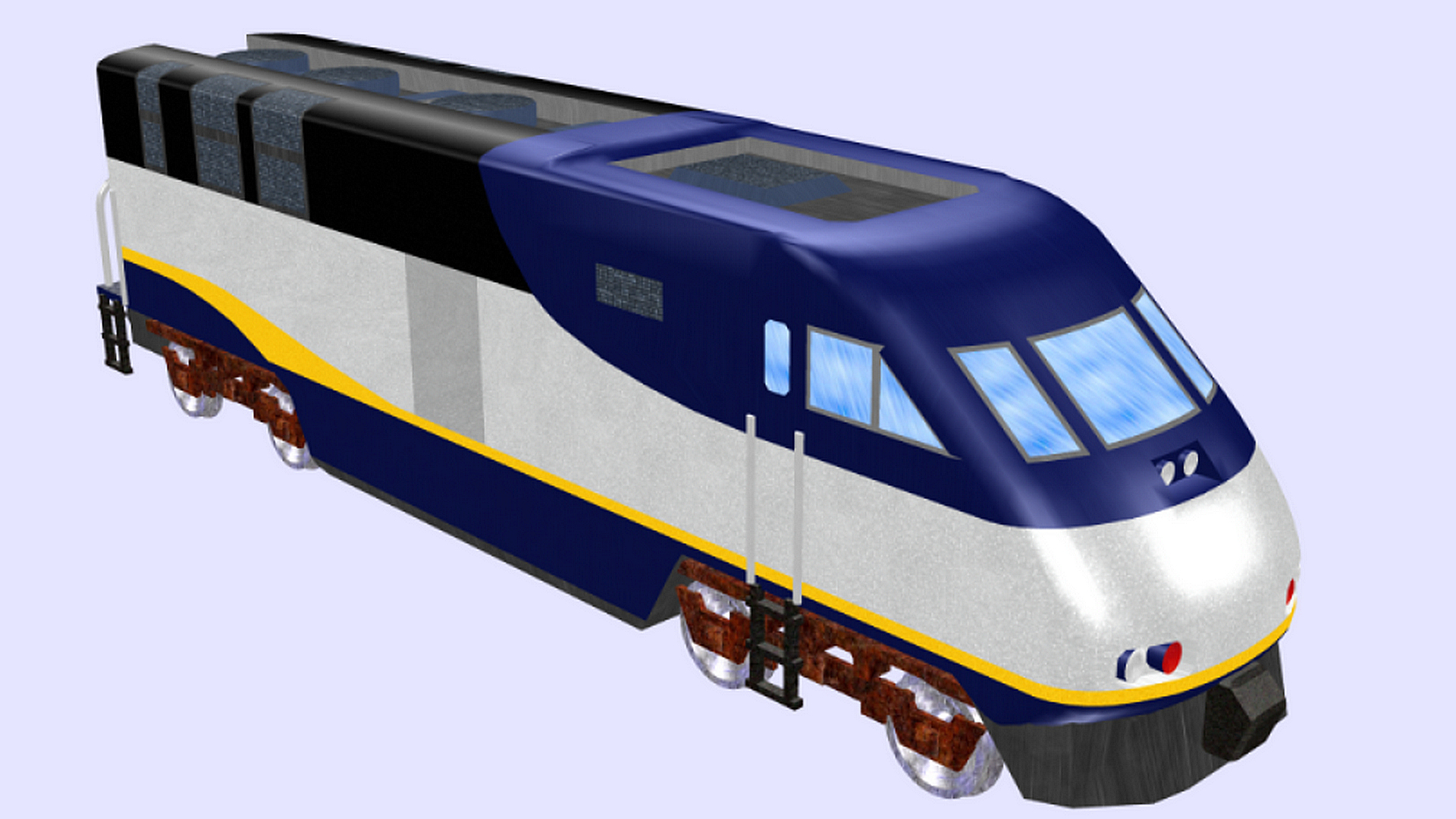 3D f59phi diesel locomotive model - TurboSquid 1707681