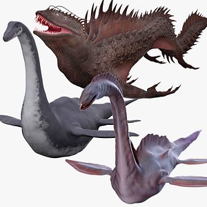 3D Sea Monsters Collection 1 model