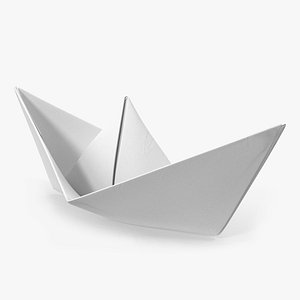 paper boat 3D