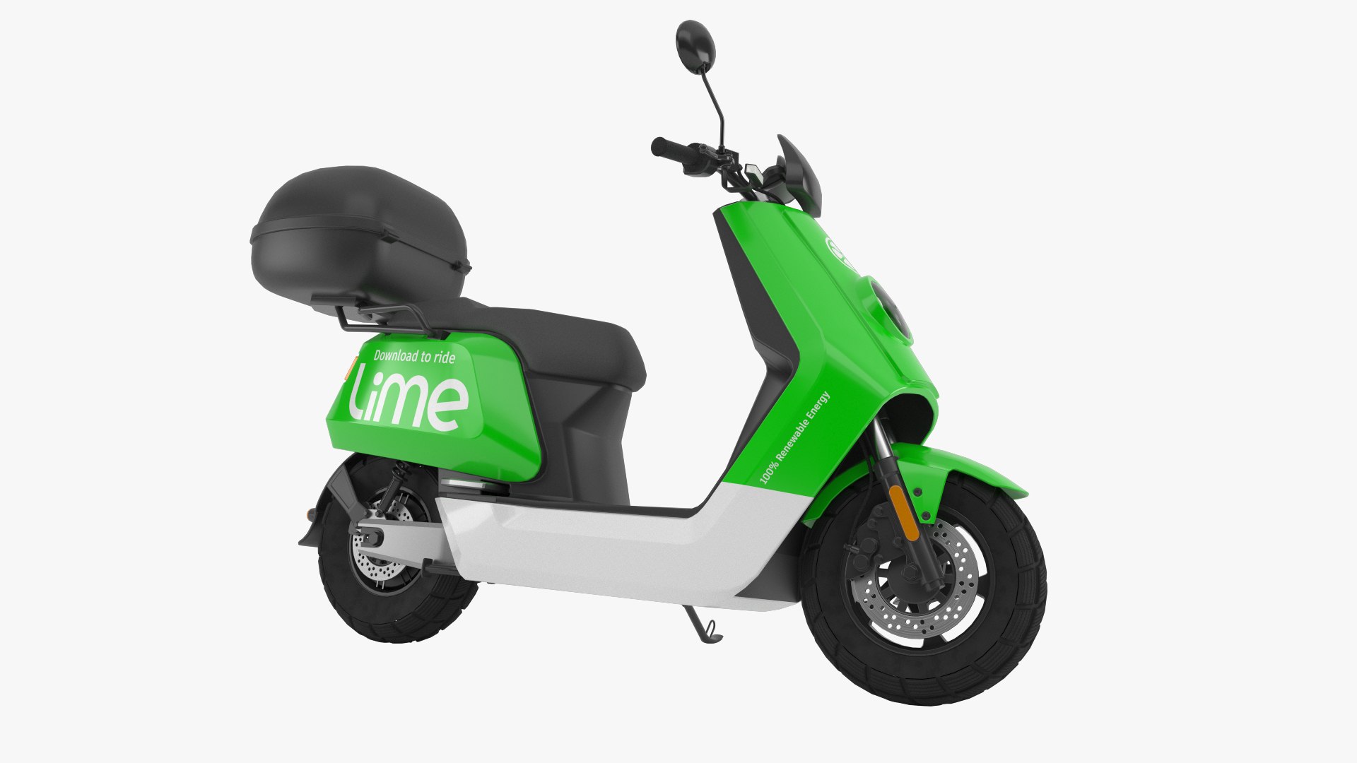 Lime Moped 3D Model TurboSquid 1811077