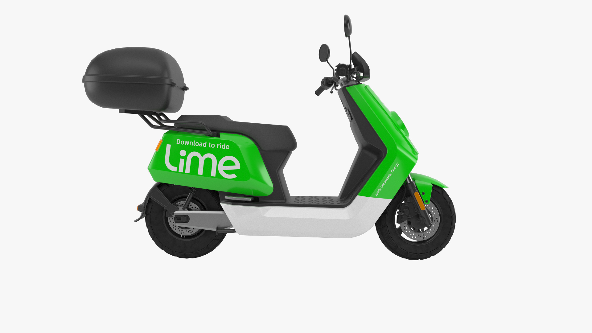 Lime Moped 3D Model TurboSquid 1811077