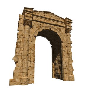 3D tyre triumphal arch model