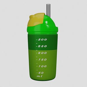3D baby-care water bottle