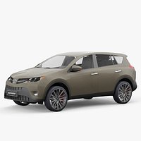 Toyota RAV 2014 lowpoly