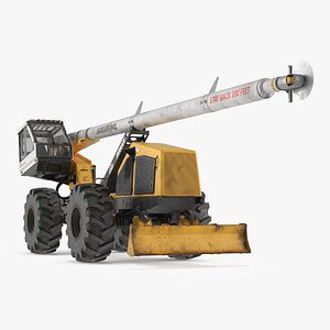 Jarraff Forestry Trimming Tractor High-Reach Used 3D model
