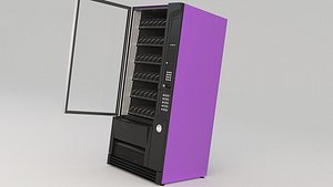 3D model machine vending drink