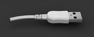 3d model usb connector