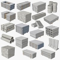 20 Concrete Construction Materials Colletion