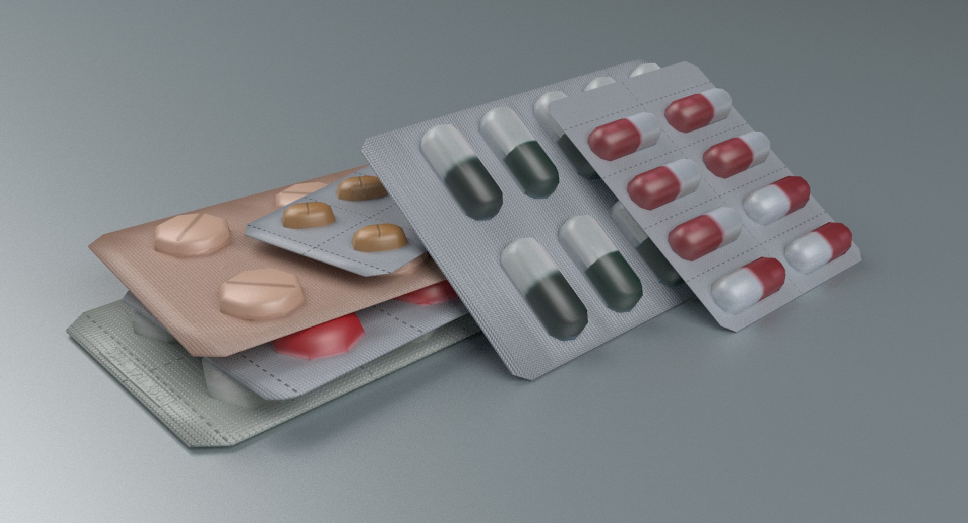 Pill Capsules Model - TurboSquid 1256894