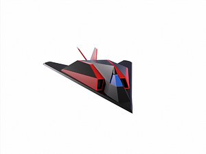 3D model Stylized Plane 6
