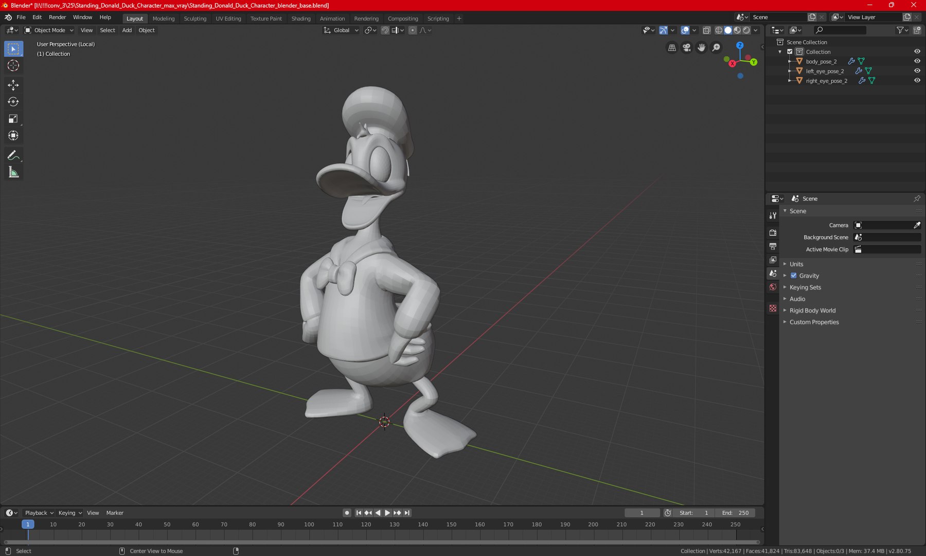 Standing Donald Duck Character 3D model https://p.turbosquid.com/ts-thumb/Ey/LWw53O/tb/standingdonaldduckcharacterc4dmodel020/jpg/1691834350/1920x1080/fit_q87/f53d2550a99dd216918f723890fc6b4a9a53c88c/standingdonaldduckcharacterc4dmodel020.jpg