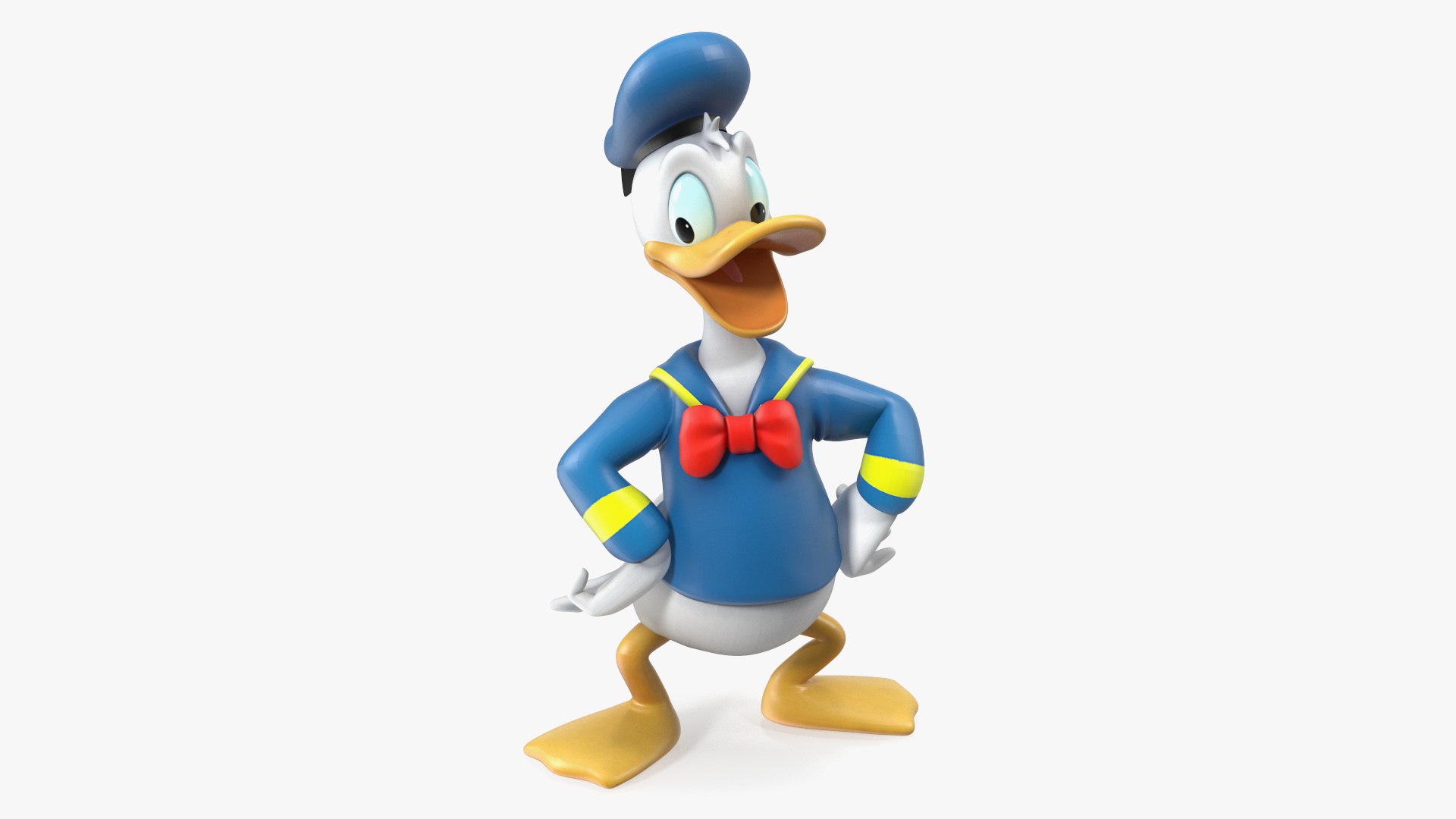 Standing Donald Duck Character(1) 3D model preview