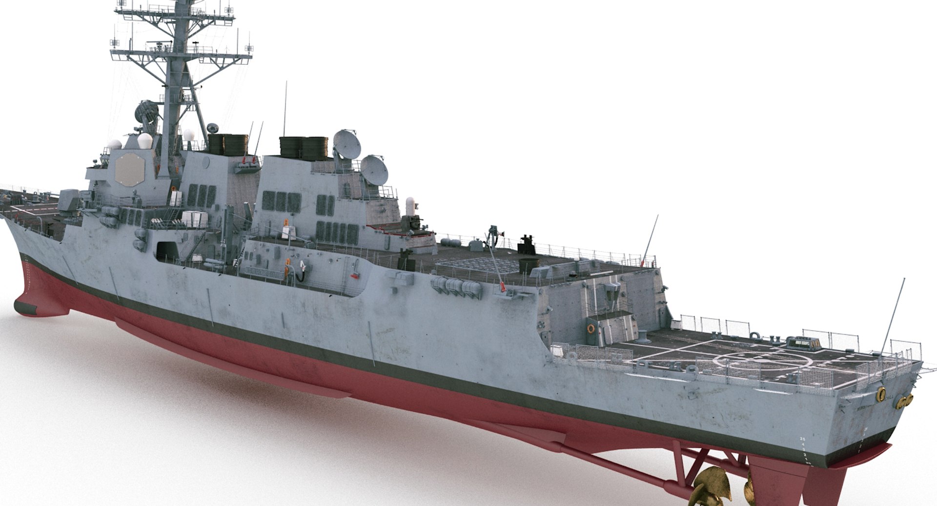 3D uss winston s churchill - TurboSquid 1355164