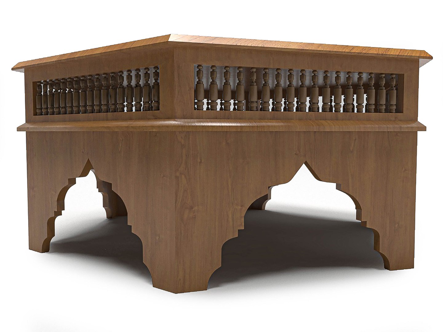 3D Islamic Mashrabiya Table - TurboSquid 2290902