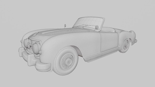 Free 3D 1952 Nash-Healey Roadster - TurboSquid 1935156