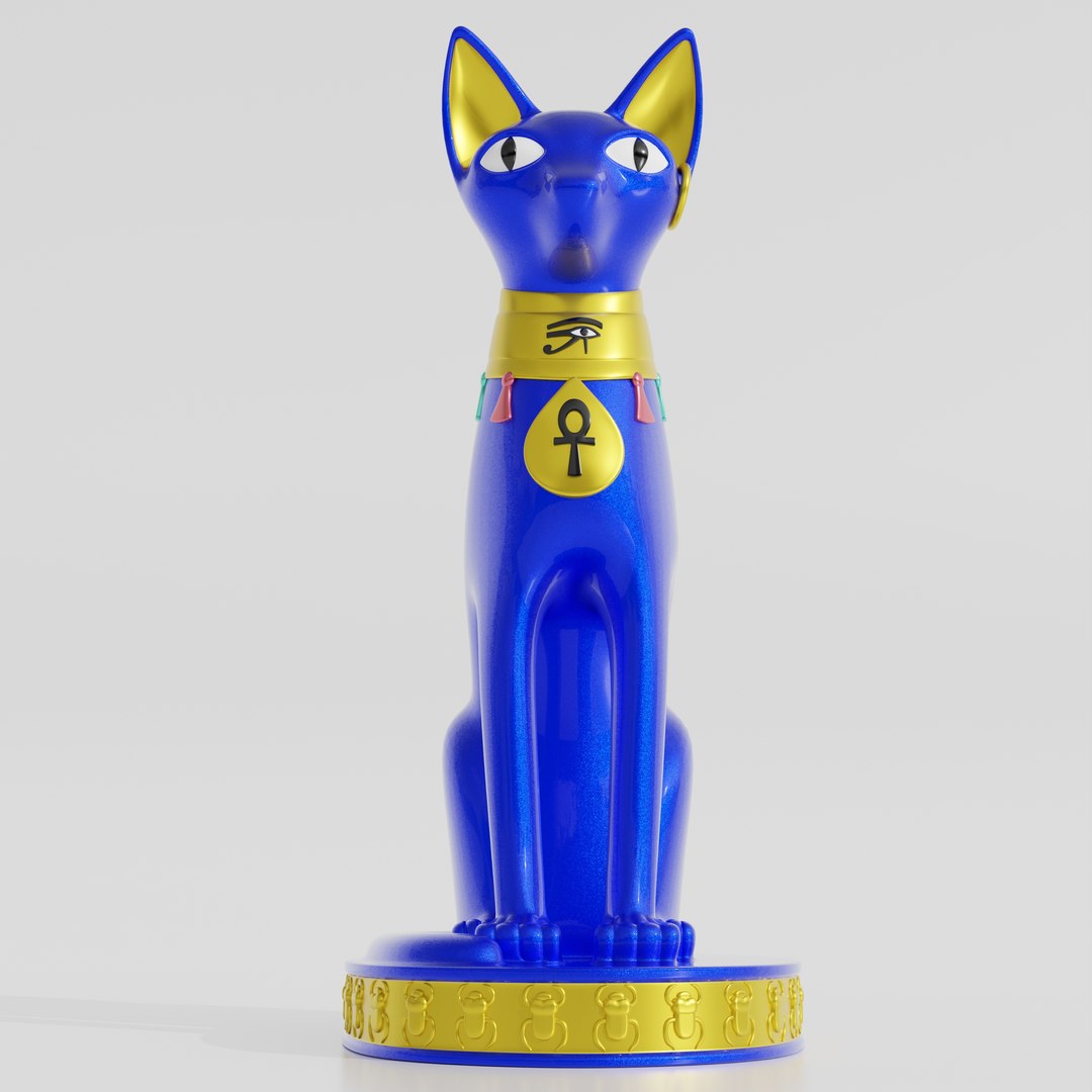 3D Egypt Cat Statue TurboSquid 2283981