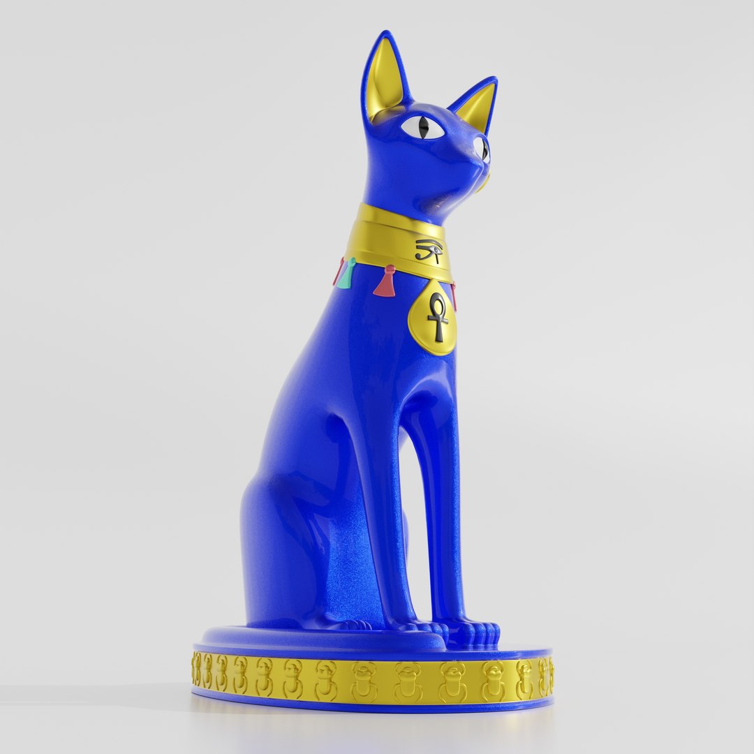 3D Egypt Cat Statue TurboSquid 2283981