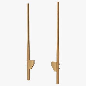 3D Foot Wooden Stilts