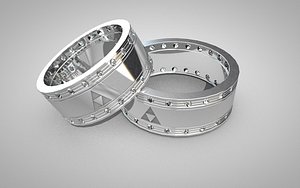 3d ring wedding