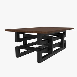 Steel Chains Table 3D