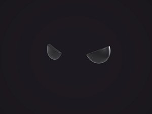 3D model Cartoon Evil Eyes