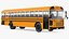 Blue Bird TX3 School Bus Rigged 3D model