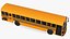Blue Bird TX3 School Bus Rigged 3D model