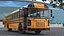 Blue Bird TX3 School Bus Rigged 3D model