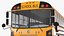 Blue Bird TX3 School Bus Rigged 3D model