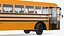 Blue Bird TX3 School Bus Rigged 3D model