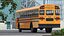 Blue Bird TX3 School Bus Rigged 3D model