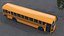 Blue Bird TX3 School Bus Rigged 3D model