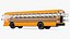 Blue Bird TX3 School Bus Rigged 3D model