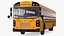 Blue Bird TX3 School Bus Rigged 3D model