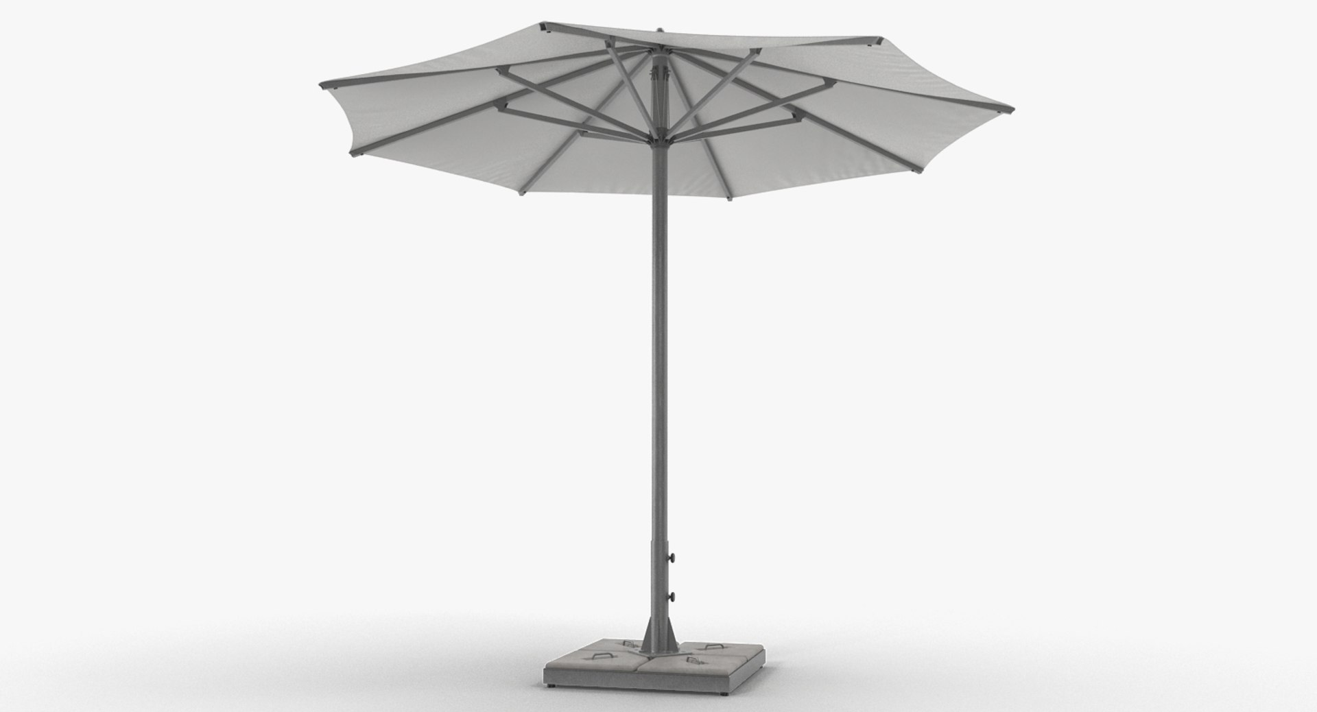 Patio Umbrella 3D model preview